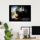 Ik droom van buitenaf. poster (Thuiskantoor)