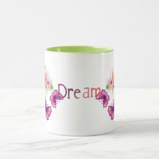 Ik droom van Butterflies Mok (Midden)