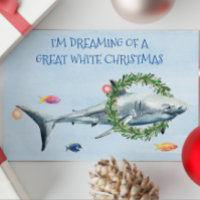 Ik droom van een Grote Witte Kerstmis Haai
