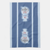 Ik droom van een hotkoffie theedoek (Verticaal)