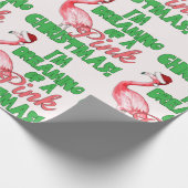 Ik droom van een roze kerst cadeaupapier (Hoek)