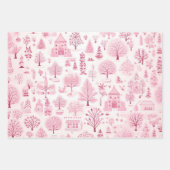 Ik droom van een roze kerst inpakpapier vel (Voorkant 2)