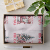 Ik droom van een roze kerst (Pink-Mas) Tissuepapier (Geschenk)