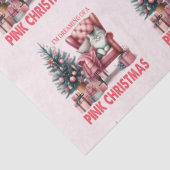 Ik droom van een roze kerst (Pink-Mas) Tissuepapier (Detail)