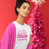 Ik droom van een roze kerst t-shirt