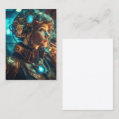 Ik droom van een superheld die sterk en krachtig i visitekaartje (Voorkant / Achterkant)