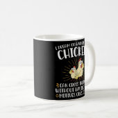 Ik droom van een wereld waar kippen de koffiemok (Voorkant rechts)