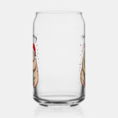 Ik droom van een wijn Kerstmis  Blikvorm Glas (Links)