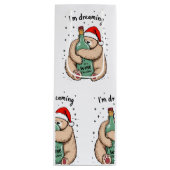 Ik droom van een wijn Kerstmis Cadeautas (Voorkant)