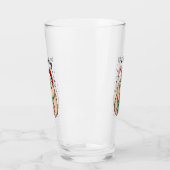 Ik droom van een wijn Kerstmis Glas (Links)