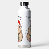 Ik droom van een wijn Kerstmis Waterfles (Links)