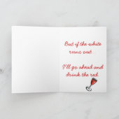 Ik droom van een Wit Ontwerp van Kerstmis Feestdagen Kaart (Binnen)