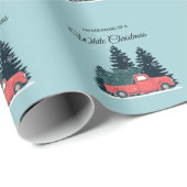 Ik droom van een witte kerst cadeaupapier (Rol Hoek)