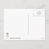 Ik droom van een witte kerst, grappige cadeaus feestdagenkaart (Achterkant)