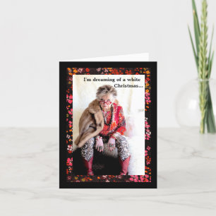 Ik droom van een witte kerst kaart