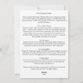 "Ik droom van een witte kerst.." Kerstkaart (Achterkant)