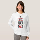 Ik droom van een witte kerst t-shirt (Voorkant volledig)