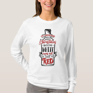 Ik droom van een witte kerst t-shirt