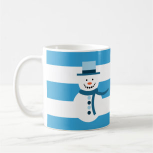 Ik droom van een witte wintersneeuwman koffiemok