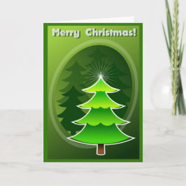 Ik droom van Groene Kerstmis Feestdagen Kaart