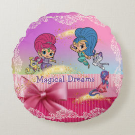 Ik droom van Jeanine Magische Dreams Round Pillow Rond Kussen