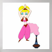 Ik droom van Jeannie Poster (Voorkant)