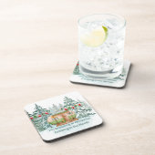 Ik droom van kerstkamperen in het Bos Bier Onderzetter (Rechterzijde)