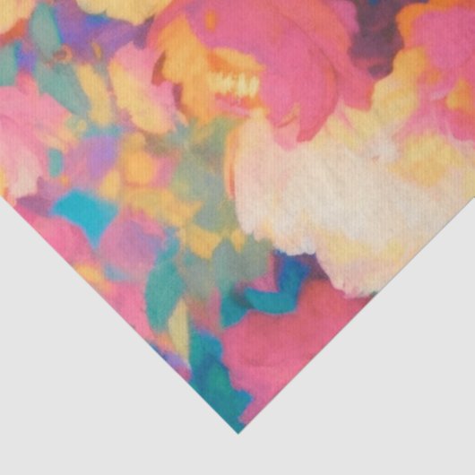 Ik droom van pioenen tissuepapier (Detail)