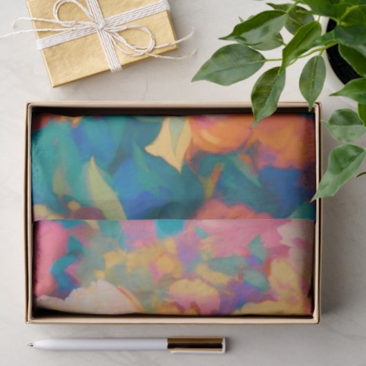 Ik droom van pioenen tissuepapier (Geschenk)