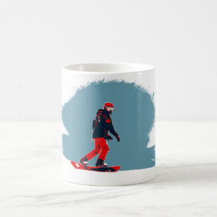 Ik droom van snowboarden - Snowboarder Koffiemok
