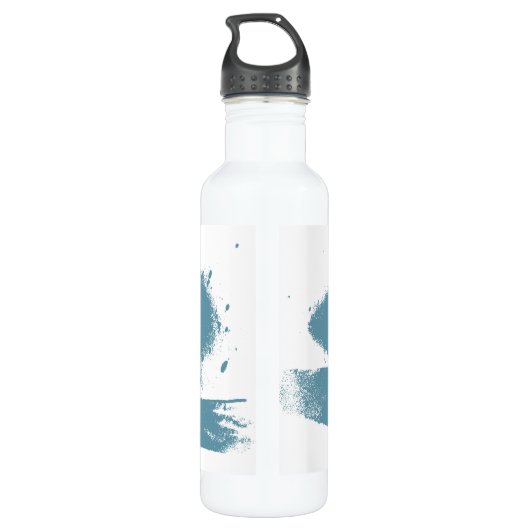 Ik droom van snowboarden - Snowboarder Waterfles (Achterkant)