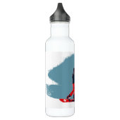Ik droom van snowboarden - Snowboarder Waterfles (Links)
