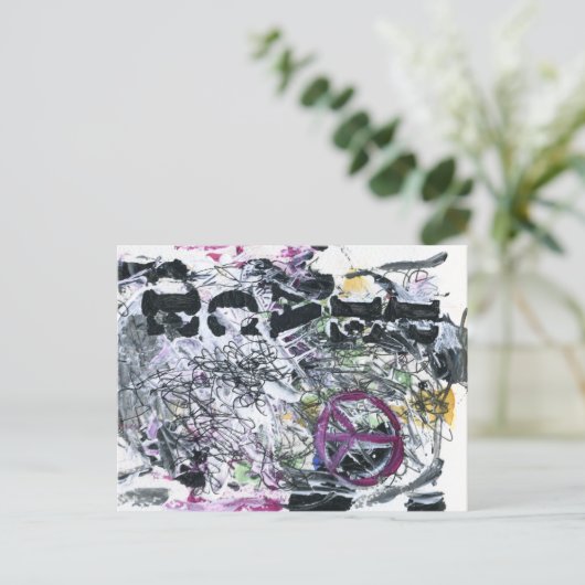 Ik droom van vrede briefkaart (Staand voorkant)