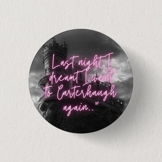 Ik droomde dat ik weer naar Carterhaugh ging Butto Ronde Button 3,2 Cm (Voorkant)