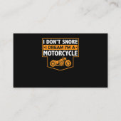 Ik droomde niet dat ik een motorfietssnurkenbike b informatiekaartje (Voorkant)