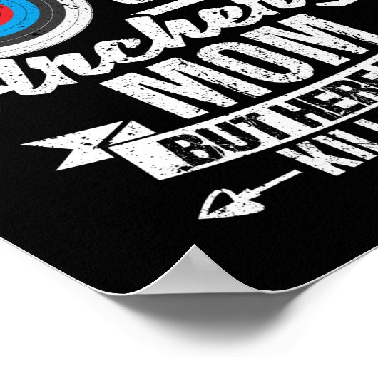 Ik droomde nooit een aardewerk moeder poster (Hoek)