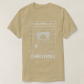 Ik droomde van een Dwight Kerstmis T-shirt (Design voorkant)