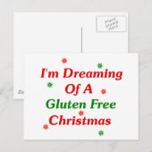 Ik droomde van een luten vrije kerst feestdagenkaart (Voorkant / Achterkant)