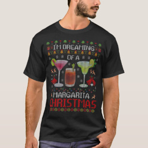 Ik droomde van een margarita kerst lomp Sweater T-shirt