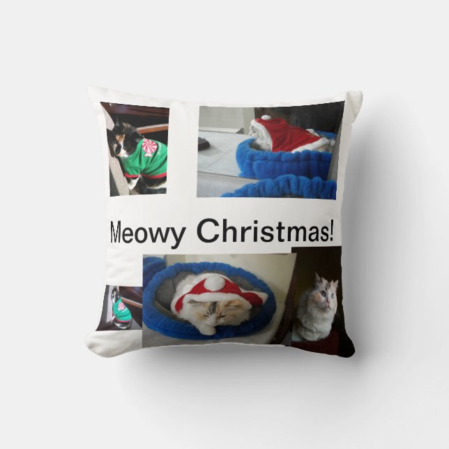 Ik droomde van een Snuggly Kerstmis... Kussen (Voorkant)
