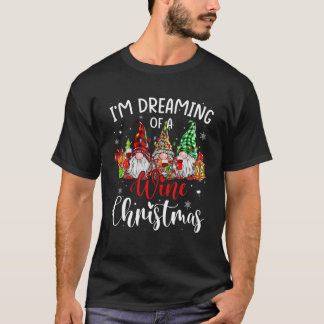 Ik droomde van een Wine Kerstgenoomspringen Drinki T-shirt