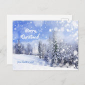 Ik droomde van een witte kerst briefkaart (Voorkant / Achterkant)