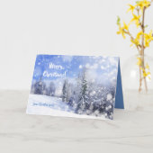 Ik droomde van een witte kerst kaart (Gele Bloem)