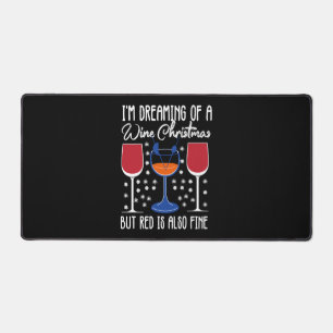 Ik droomde van een witte kerst, maar rood is ook bureaumat