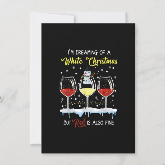 Ik droomde van een witte kerst, maar rood is ook kaart (Voorkant)