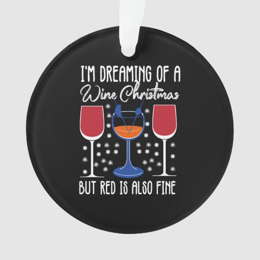 Ik droomde van een witte kerst, maar rood is ook ornament (voorkant)