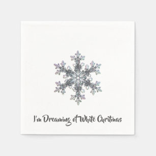 Ik droomde van een witte kerst servetten