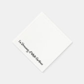 Ik droomde van een witte kerst servetten (Hoek)