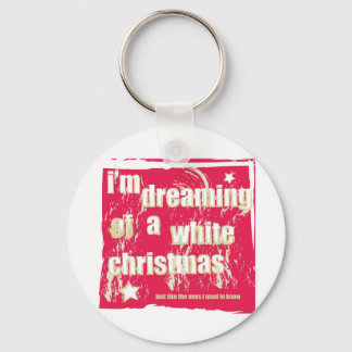 Ik droomde van een witte kerst sleutelhanger
