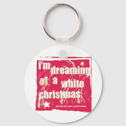 Ik droomde van een witte kerst sleutelhanger (Voorkant)